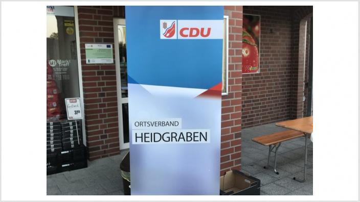 Informationsstand am Markttreff
